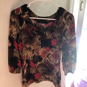 Style & Co Multicolor Patterned Blouse